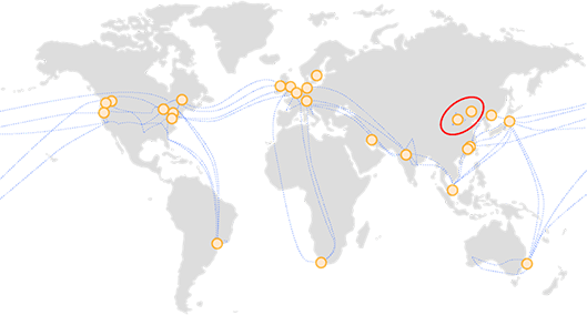 グローバルインフラストラクチャ図